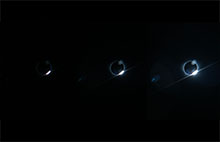 A sequence of “diamond ring” images of the 2017 Eclipse over North America.
